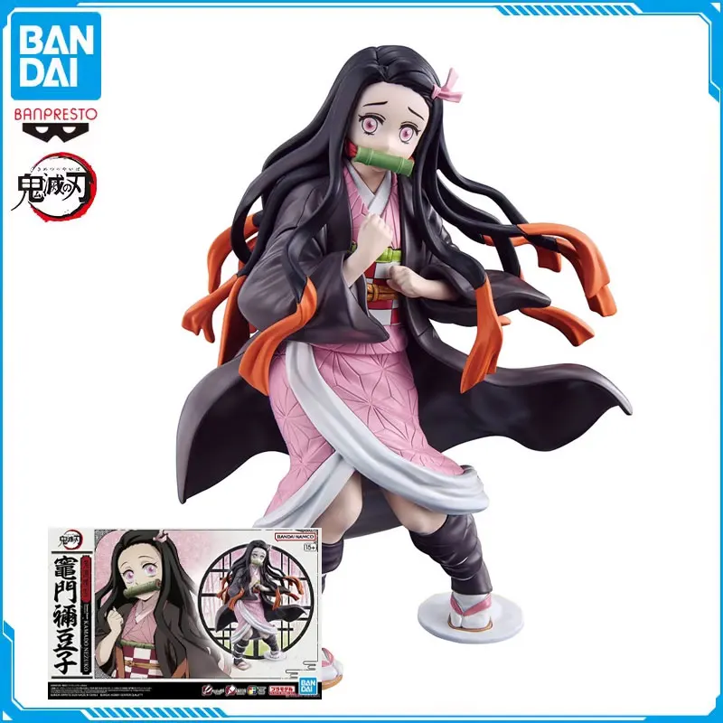 

Bandai Original Demon Slayer: Kimetsu No Yaiba Kamado Nezuko Tanjiro Kamado Anime Action Figure Assembly Model Kit