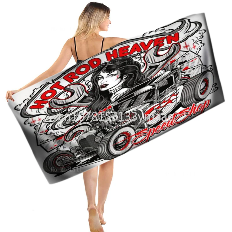 

Retro Car Engine Rat Rod Truck Hot Coupe Garage Vintage Automobile Quick Drying Towel By Ho Me Lili Fit For Swim Fitness