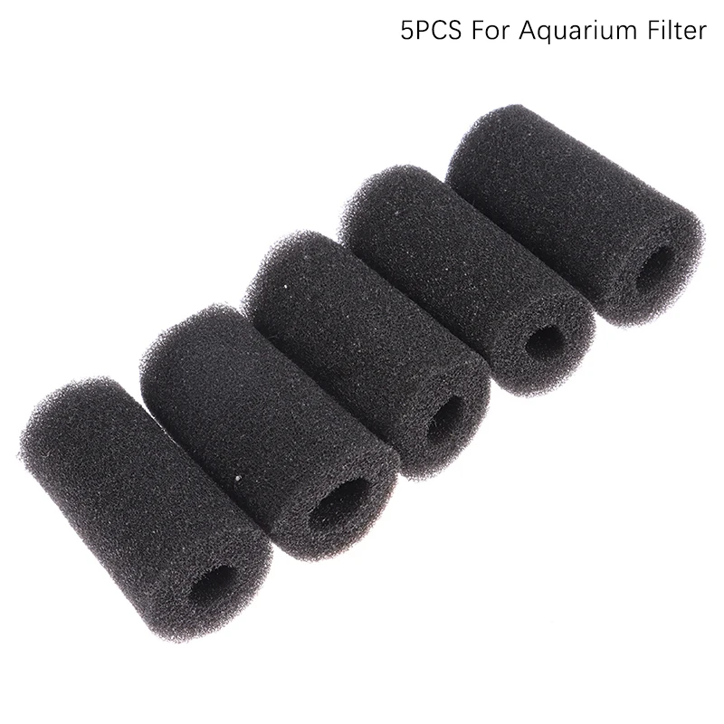 

5pcs Sponge Fish Tank Filter Protector Cover Water Inlet Protection Cotton for Pond Aquarium Filter Protector Cover Accessories