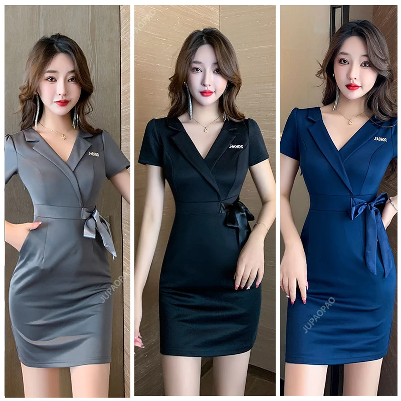 New-High-Quality-Style-Beauty-Salon-Uniform-Massage-Fashion-Dress-Nail ...