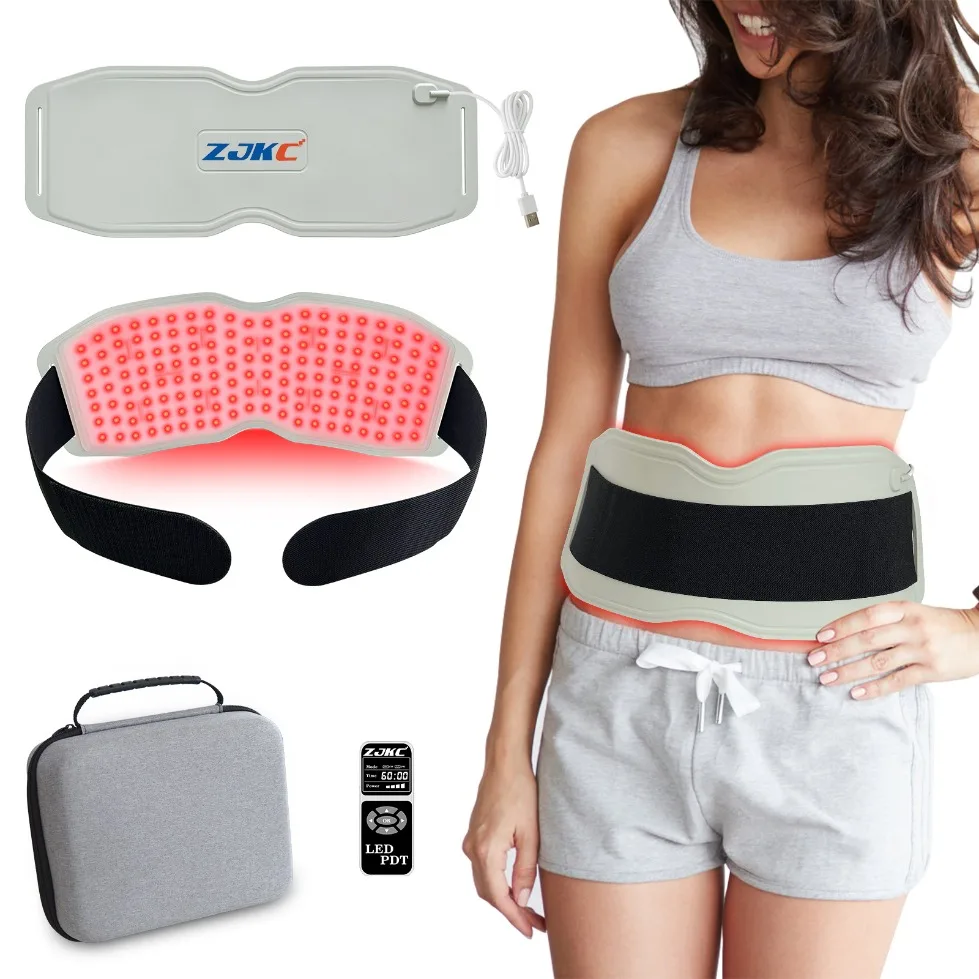 

ZJKC Silicone Red Light Belt Therapy 450Pcs Led Infrared Light Therapy Knee Back Legs Waist Pain Fat Burning Body Slimming Pad