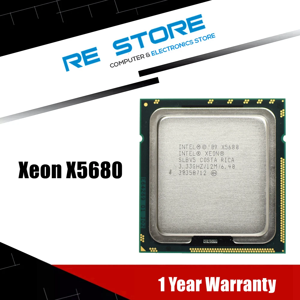Intel xeon x5680 3.33ghz lga 1366 12mb l3キャッシュ6コアサーバーcpuプロセッサ|intel
