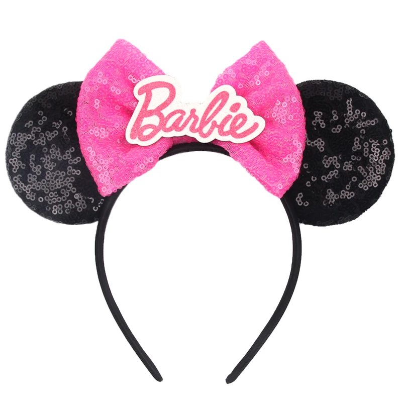 2 Fasce Per Capelli Minnie Mouse – Rosa Con Fiocco Viola E Fantasia – Accessori Originali Per Bambine (progettati In Spagna)