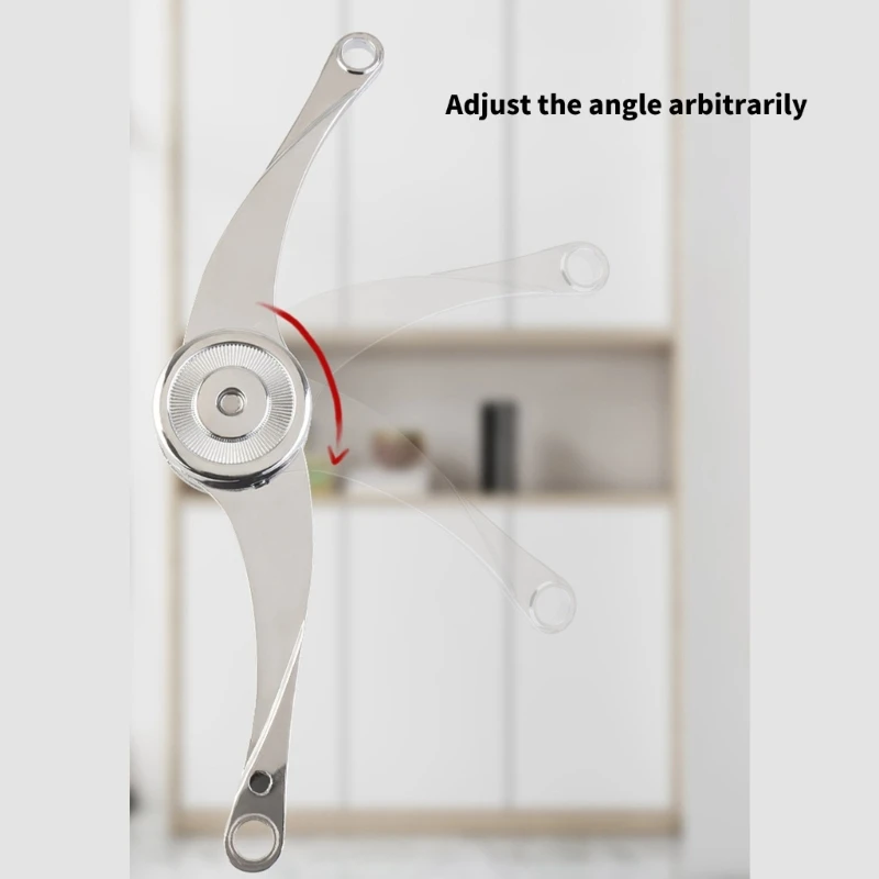 2Pcs Heavy Duty Hinge Lid Support Hinge Soft Close Chest Cabinet Lid Stay Folding Hinges Easy to Install B03E