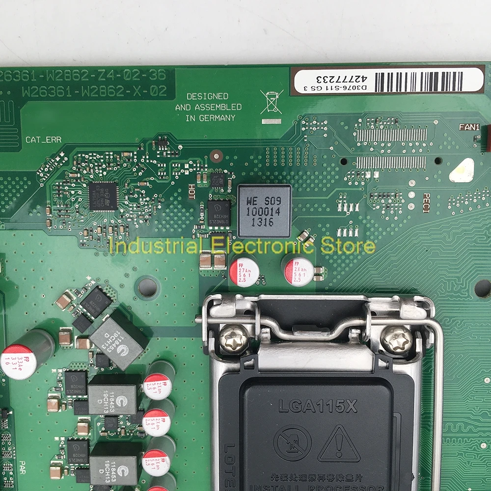 For Fujitsu Industrial Motherboard W26361-W2862-Z4-02-36 W26361