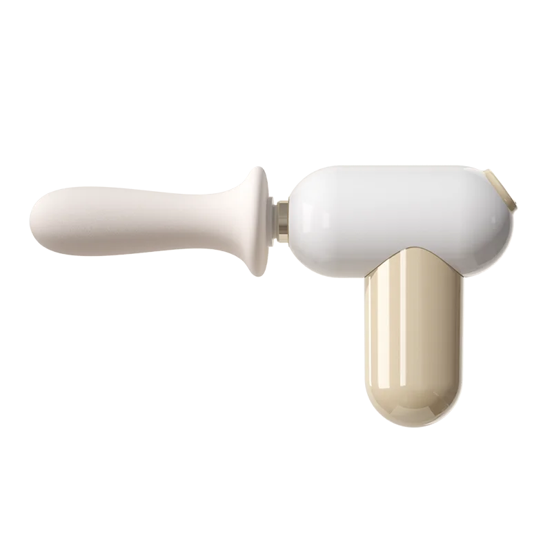 Telescopic Gun Electromechanical Simulation Phallus Female Masturbation Prop Automatic Pumping and Inserting Sex Toy