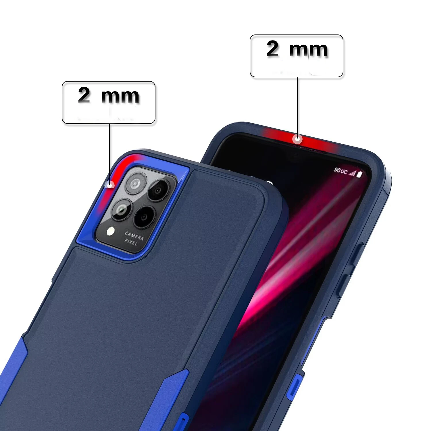 Heavy Duty Shockproof Magnetic Car Mount Protective Phone Cover