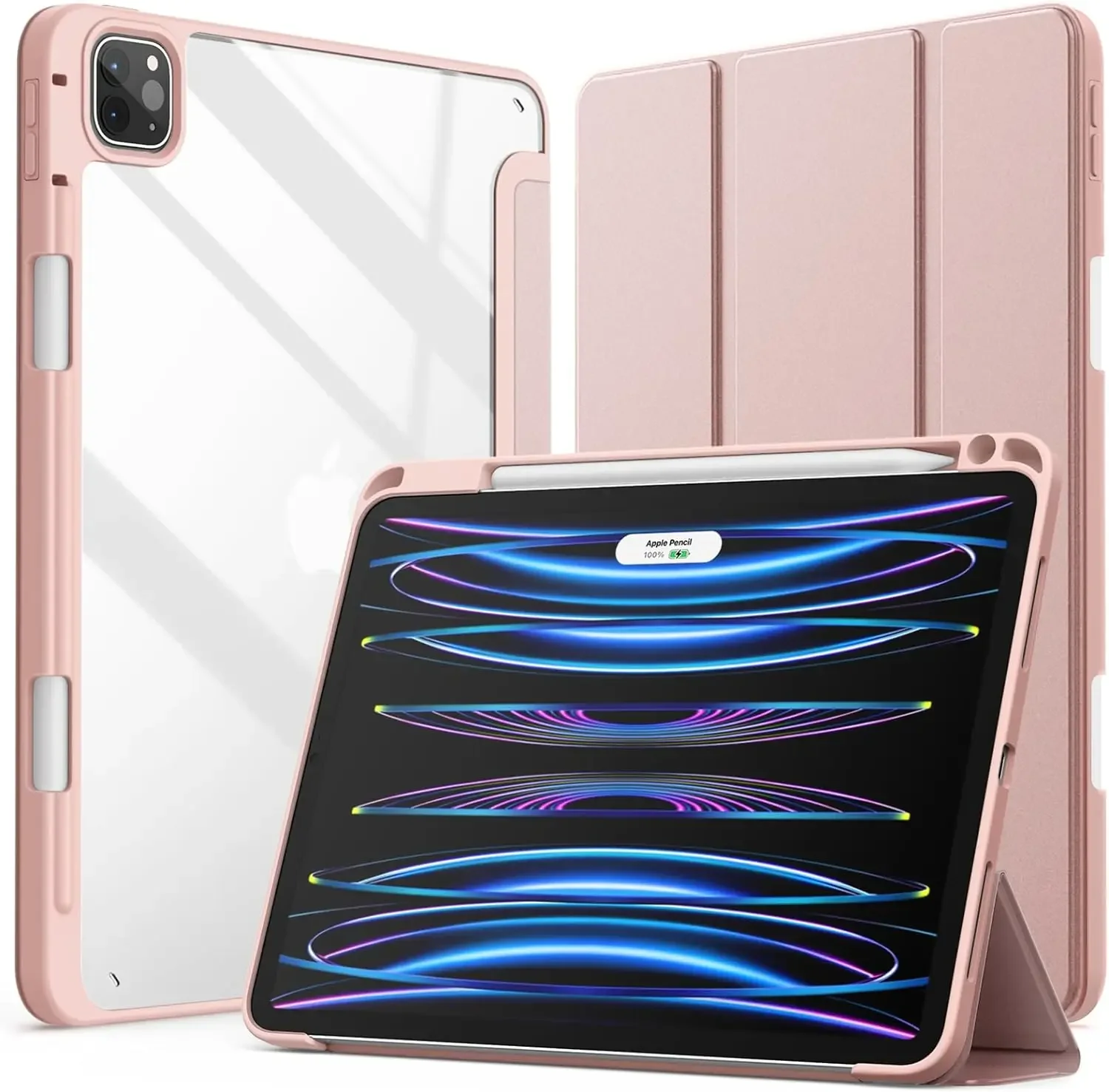 With Pencil Holder Case For Ipad Pro 11 12.9 2017 9.7 2018