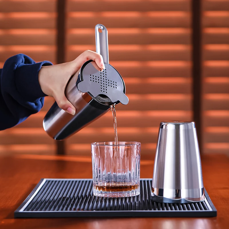 SK001 CRISON Frosted Boston shaker/cocktail bar tools/mixologist/bartender Cocktail Shaker