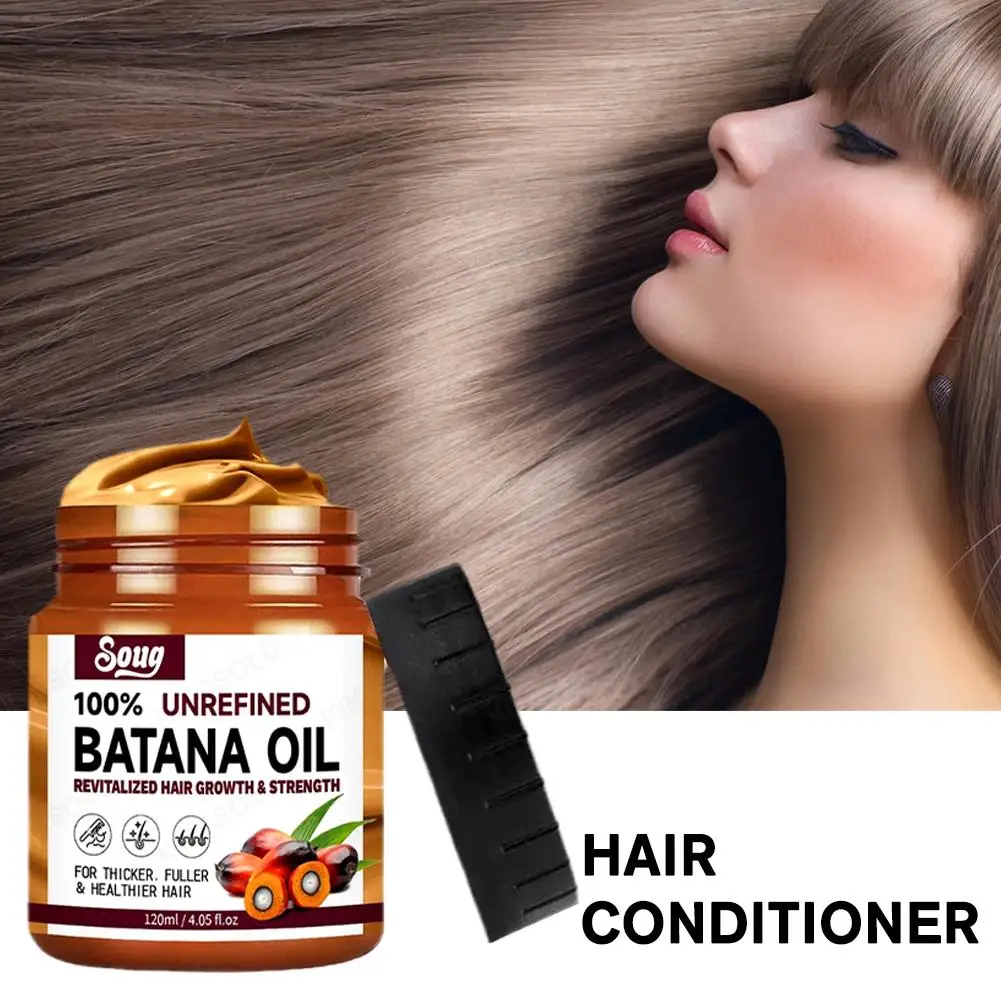 2PCS 120ml Batana Oil Hair Conditioner Oil Hair Treatment Mask Moisturize And Repair Root for hair Healthier Thicker