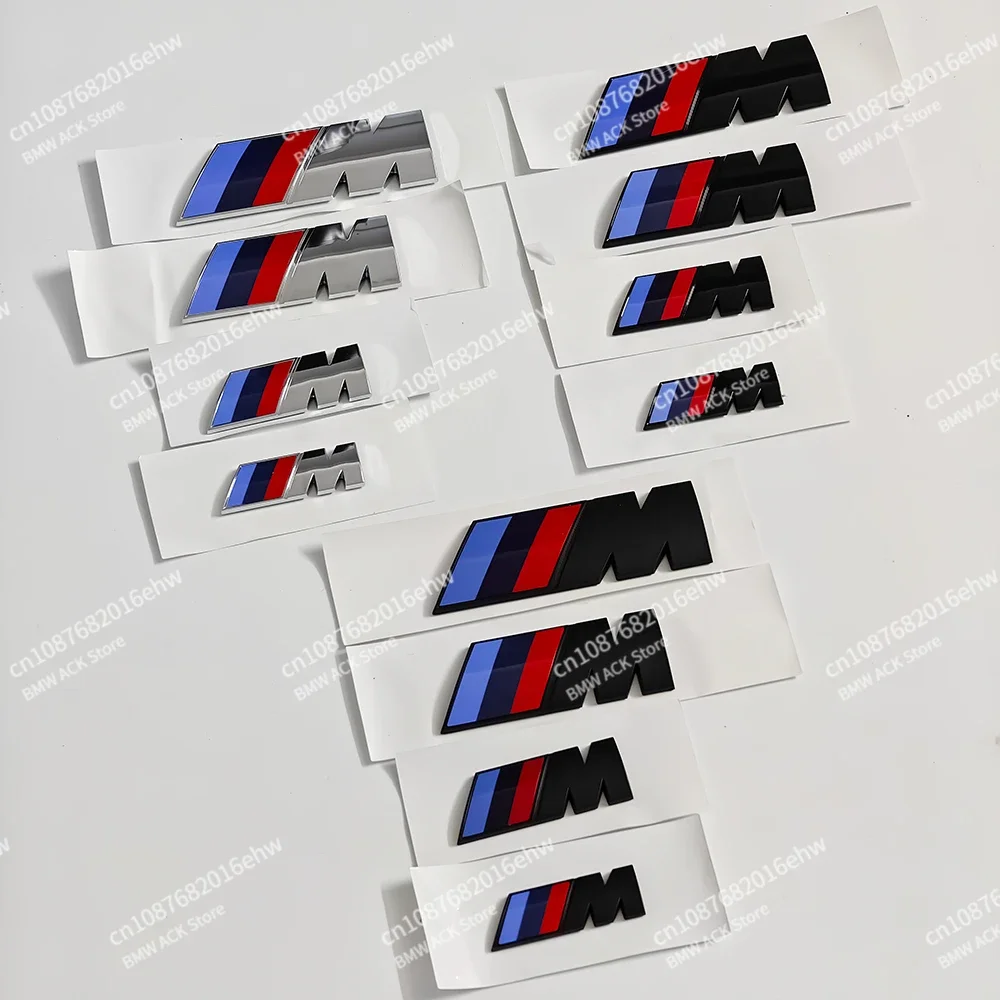 3D Stickers 3D ABS Fender Emblem Rear Trunk Badge for BMW M Power X1 X2 X3 X5 X6 X7 F21 G20 M Sports Car Accessories