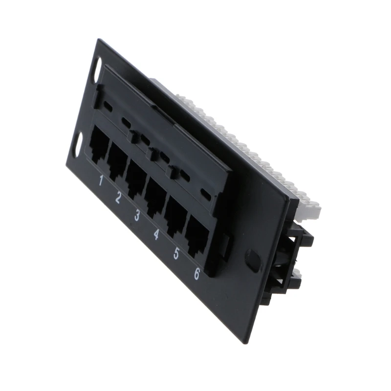 CAT5e 케이블링용 월마운트/랙마운트 1U 이더넷 패치 패널 펀치다운 블록