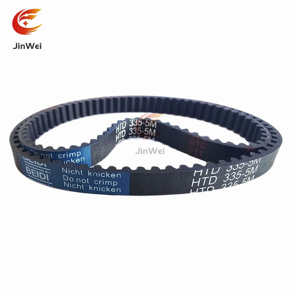 Rubber Belt Transmission Drive Belt Synchronous Belt HTD 5M Rubber Timing Belt Perimeter 425/430/435/440/445/450/455/460/465/470/475/480/500mm Width 10/15/20/25/30/40mm
