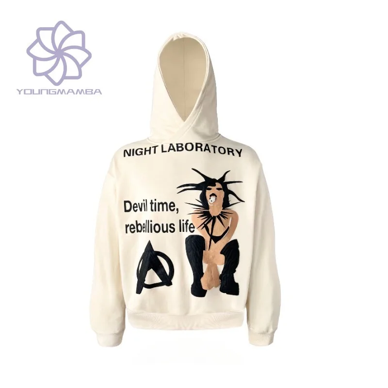 

American Vintage Hooded Sweatshirts Women Oversize Loose Autumn Thin Coats Female Trend Long Sleeve Hoodies