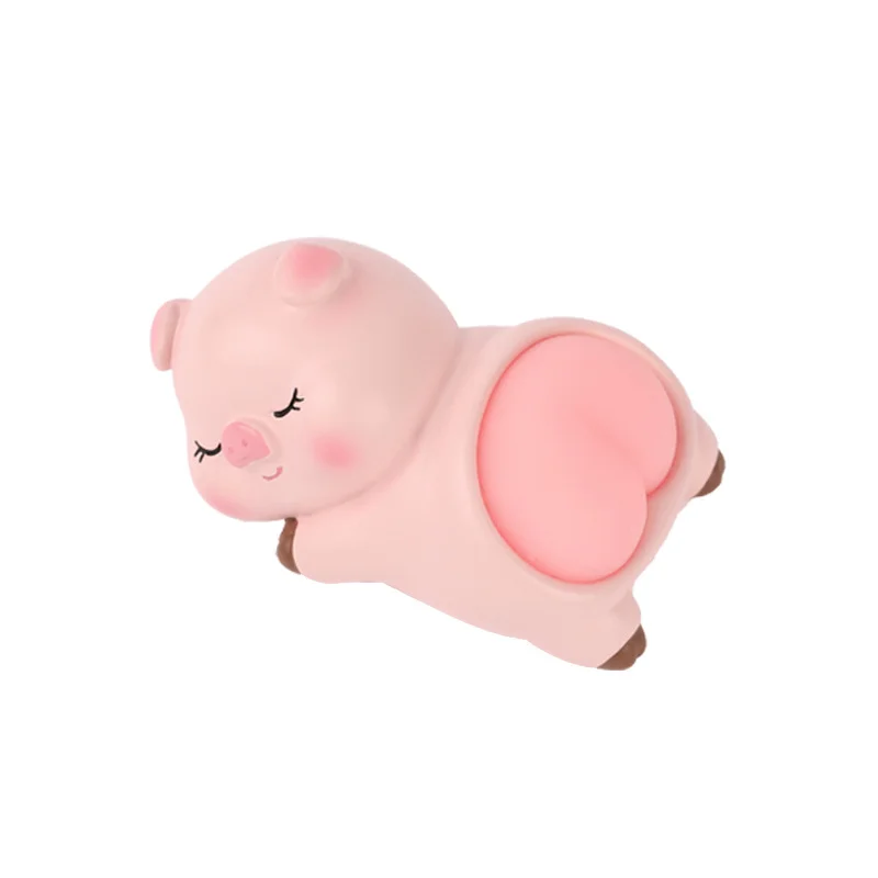 Creative Figurines Cartoon  Panda Pig Doll Center Console Decorative Accessories Cute Car Interior Ornaments