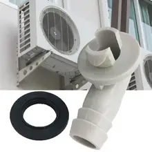 

Plastic Air Conditioner AC Drain Hose Connector Elbow Fitting with Rubber Ring
