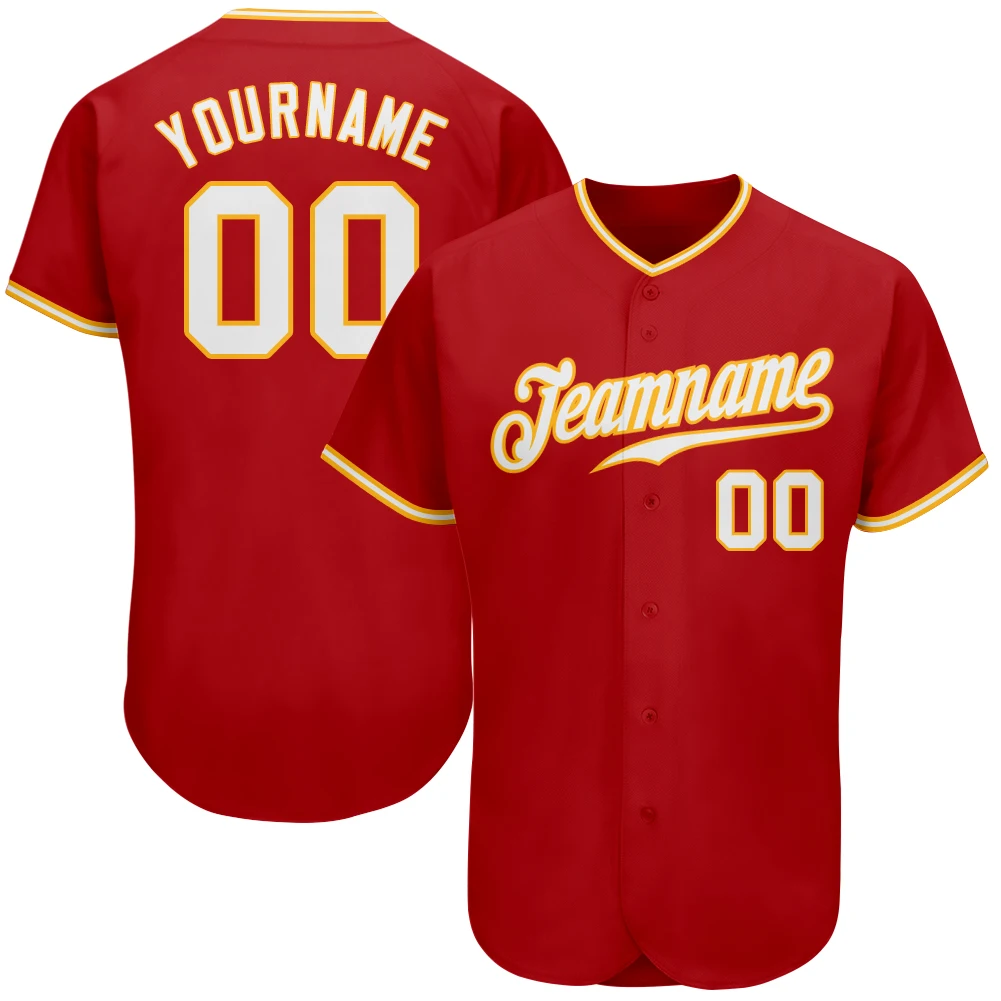 Personalized Baseball Jersey Sublimation Print Baseball Shirt Outdoor Softball Jersey Game Training Uniform Men/Lady/Kids