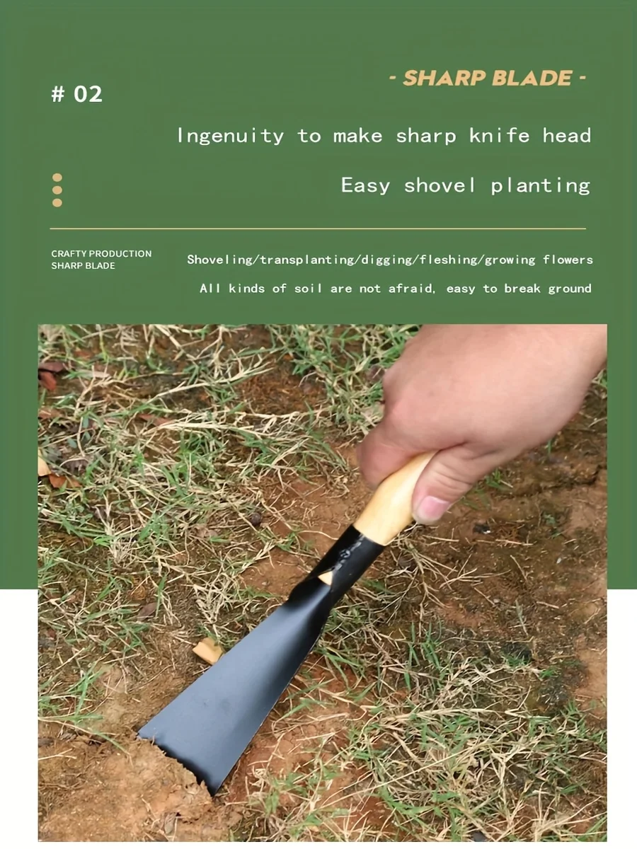 Multifunctional Garden Shovel - Portable Tool for Weeding Digging and Planting