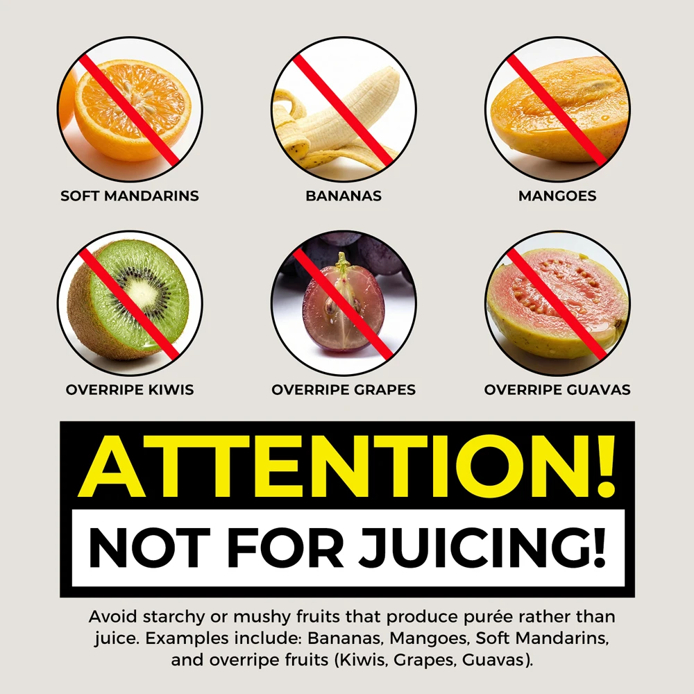 Rouny Slow Juicer Cold Press Extractor Filter Free Electric Juicer_voghion.com