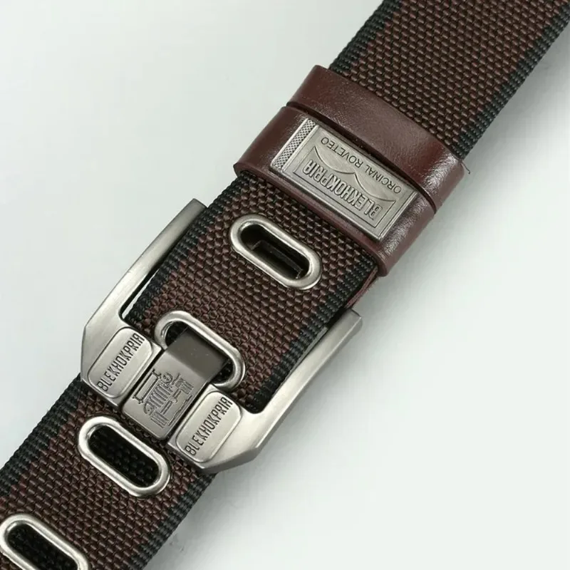 Men's Needle Buckle Youth Work Belt Casual Retro Decoration Fashionable High Quality Ribbon  Convenient  and  Practical