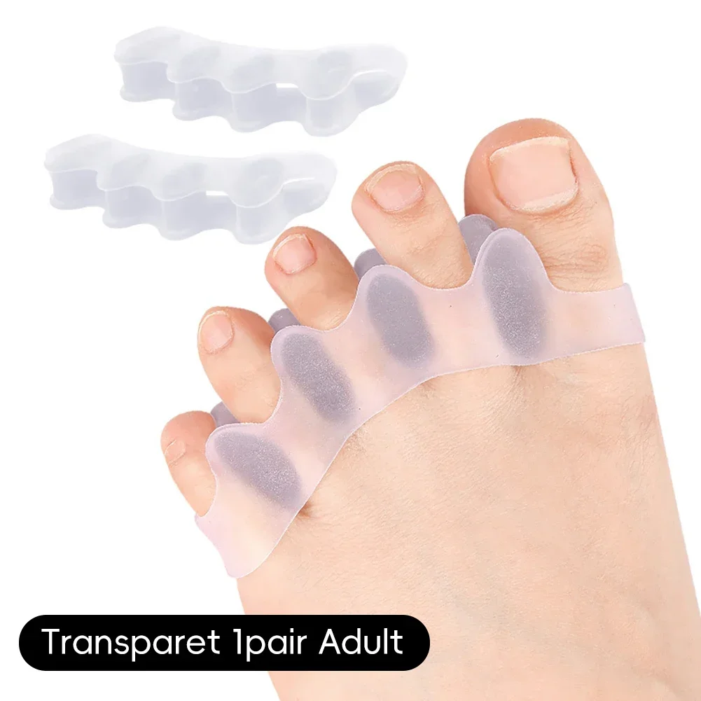 Lot de 2 séparateurs d'oignons en silicone souple, outil de soin des pieds_voghion.com