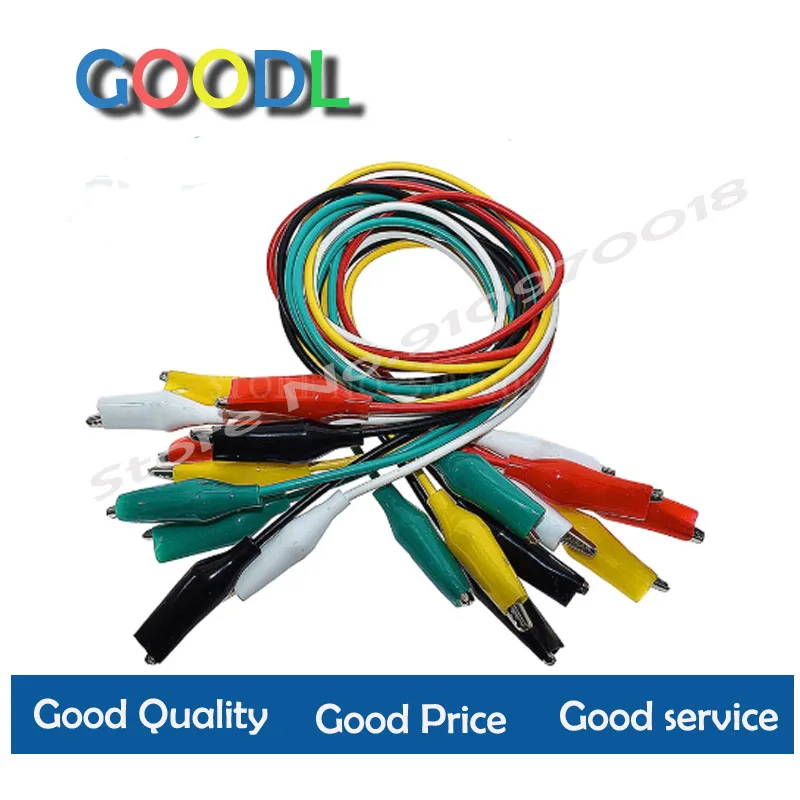 

10pcs Alligator Clips Electrical DIY Test Leads Alligator Double-ended Crocodile Clips Roach Clip Test Jumper Wire