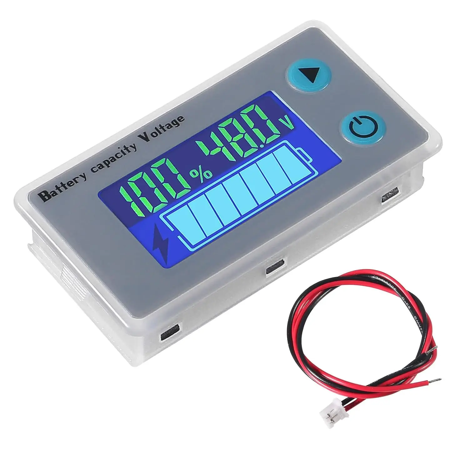 DC10-100V Battery Capacity Indicator LCD Acid Lead Lithium Battery Monitor Digital Voltmeter Voltage Tester Tester battery tester,voltage tester,lithium battery tester