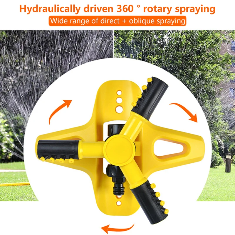 Garden Sprinkler Irrigation Sprinklers Drip Irrigation Sprinklers New Type Garden Lawn Sprinkler Automatic 360 Degree Rotating