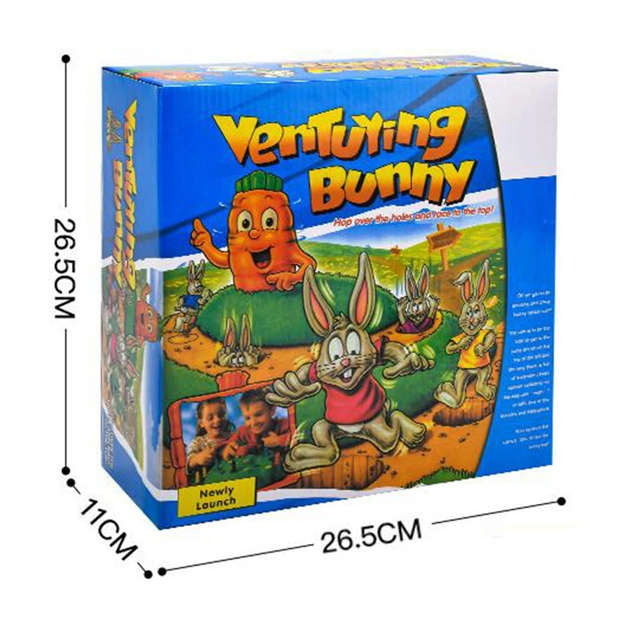 Board Game Board Game Toy Board Games Multiplayer Bunny Rabbit Cross Country Game Interaction Toy For Children Radish Board Game For Christmas