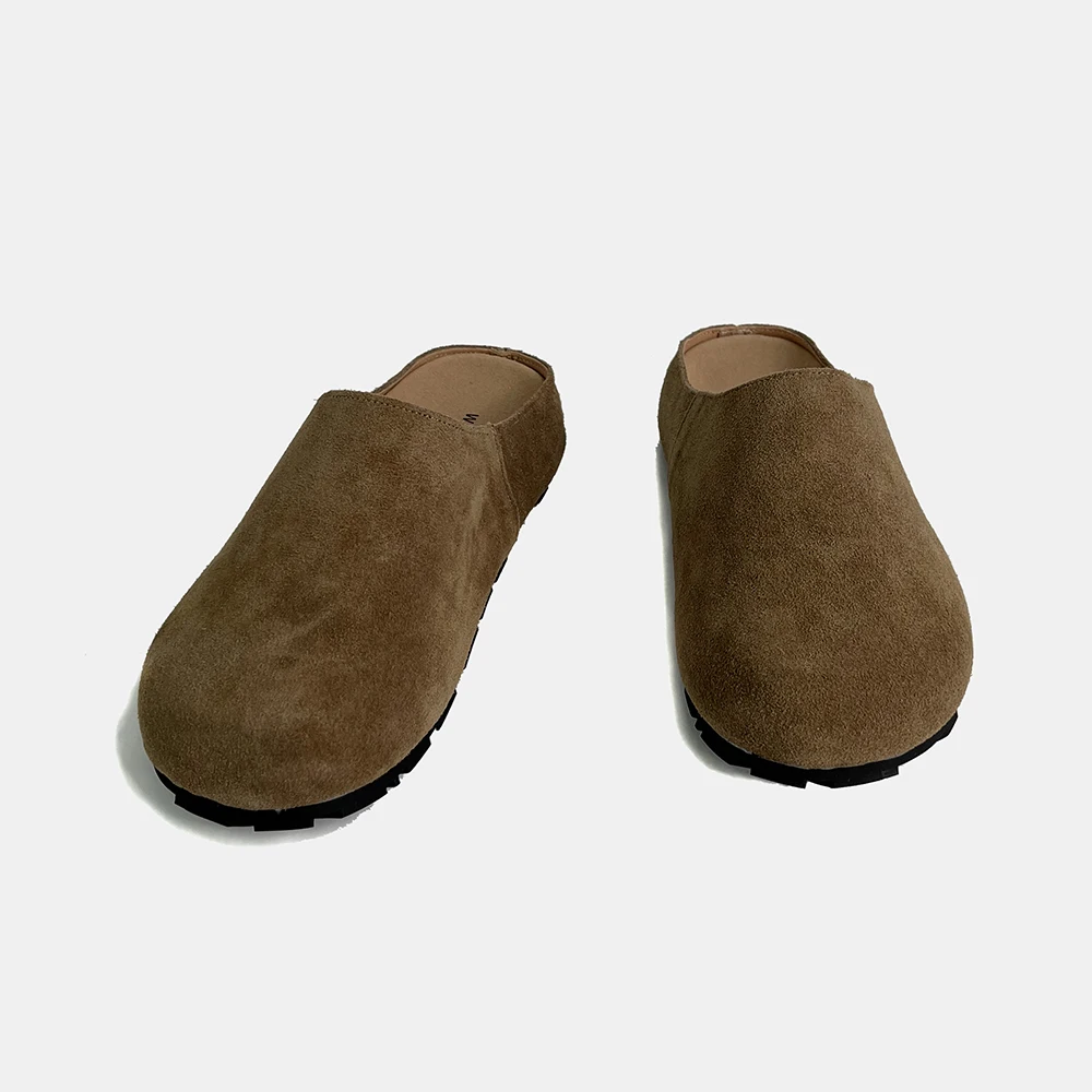 Slippers Natural Cow Leather Comfortable Top Quality Brand Classic Women's Slipper 2
