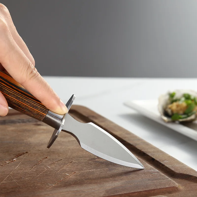 Description Picture 4 of itemOyster Shucking Knife Stainless Steel Professional Shellfish Seafood Opener Accessories Clam Shucker Seafood Tools