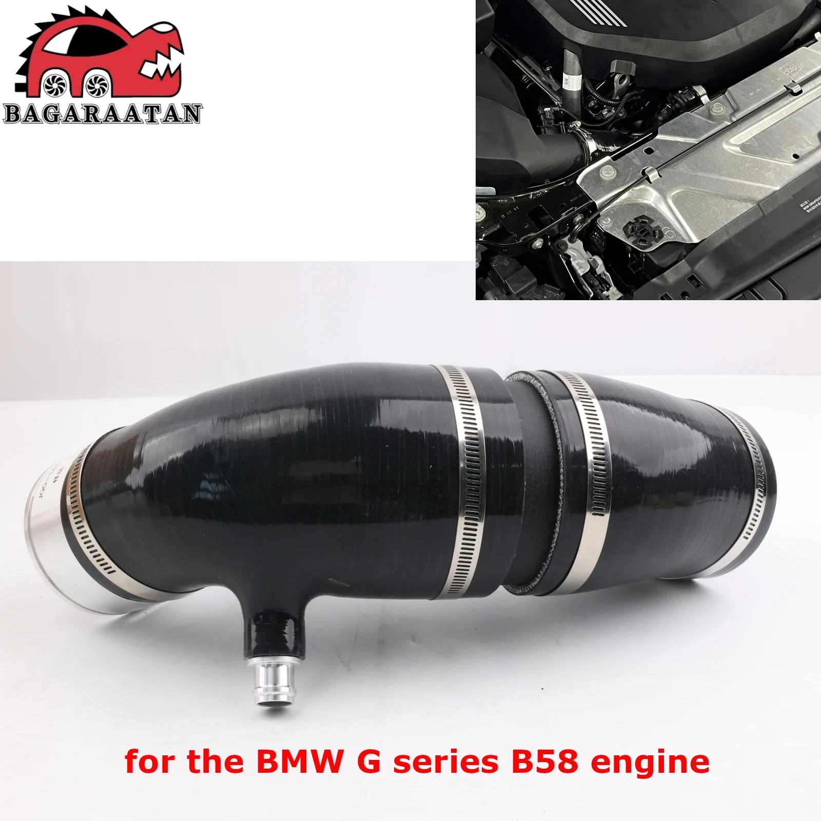 Turbo inlet kit for the BMW G series B58 engine OEM airbox Silicone Pipe For Toyota A90 MKV Supra For BMW M240i M340i M440i