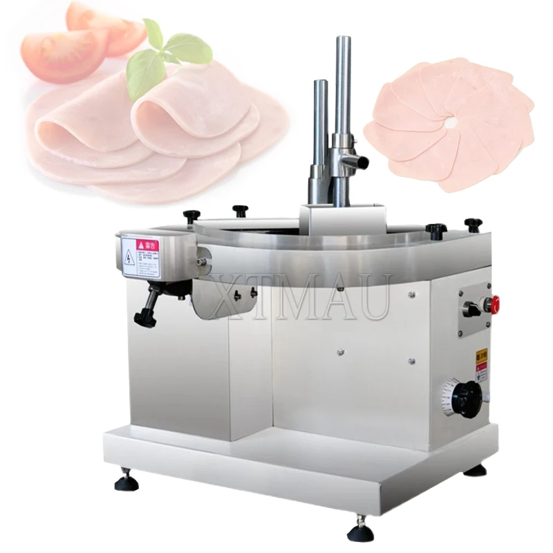 

220V Electric Food Slicer Meat Food Household Desktop Meat Slicer Lamb Beef Slicers Ham Slicer Cutting Machine