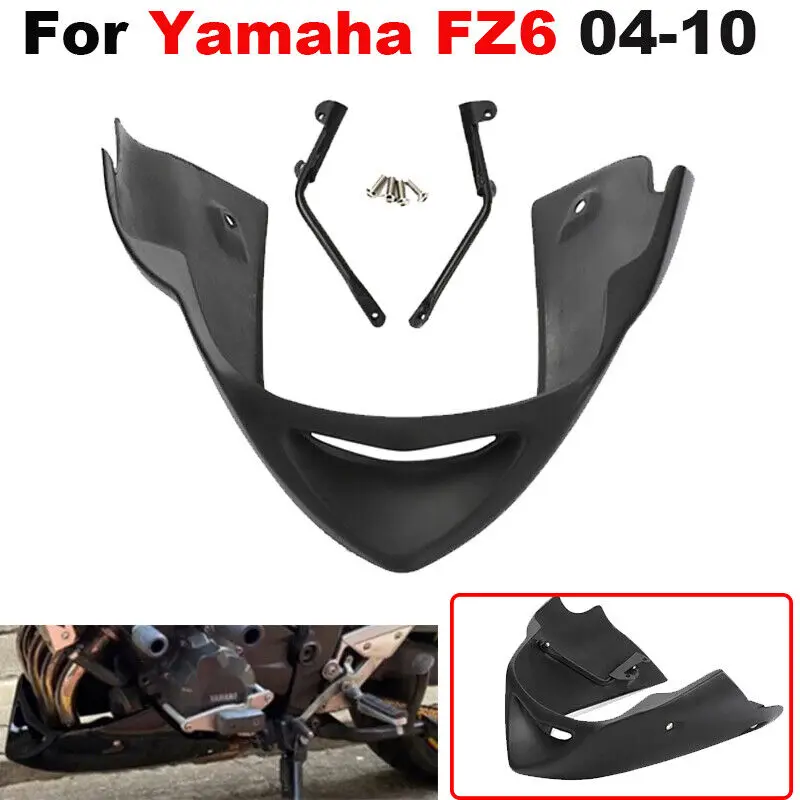 Per Yamaha Fz6 Fazer 600 S2 2004-2010 Pancia Pan Mento Inferiore Spoiler Anteriore Kit Copertura Carenatura Mento