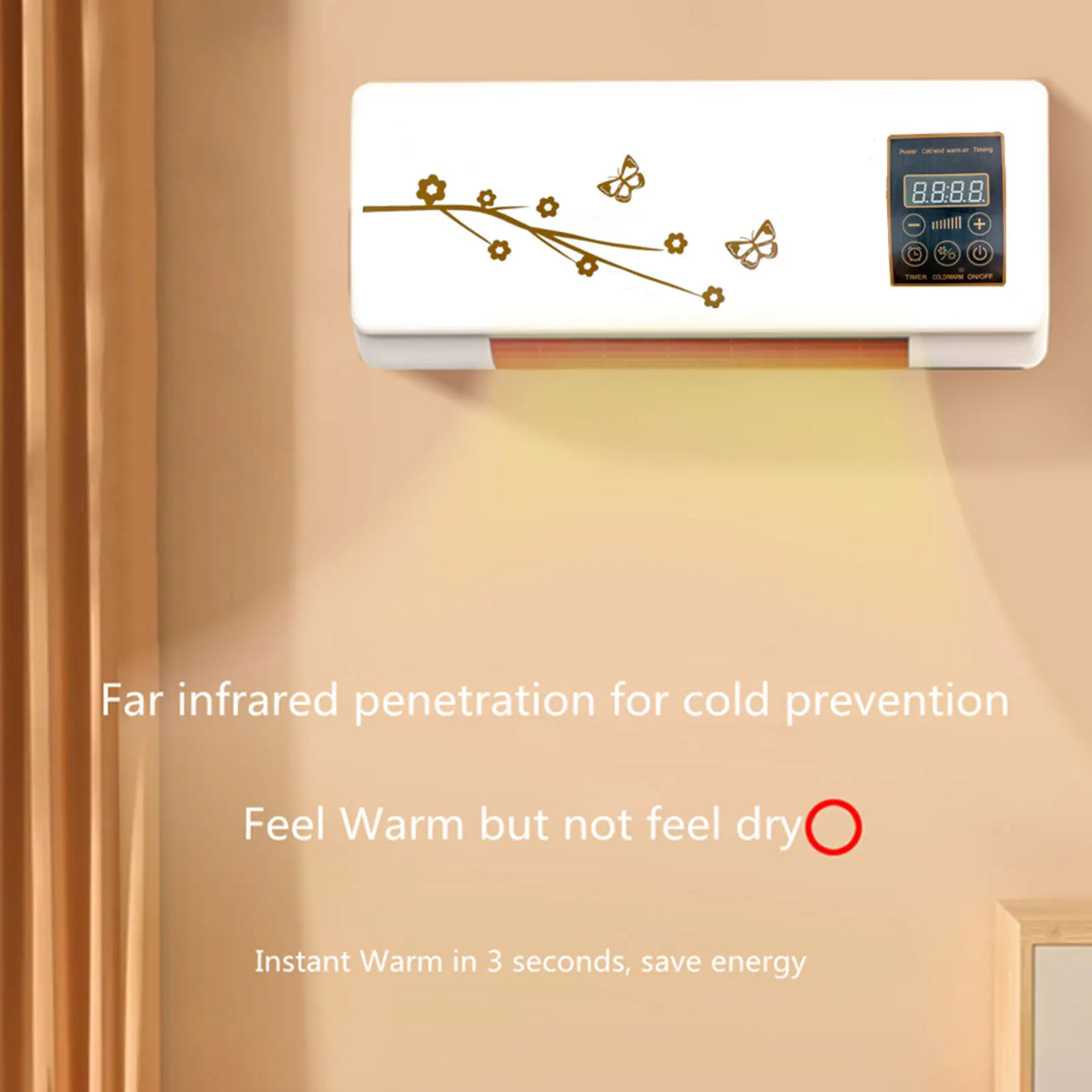 Air Conditioner Air Conditioning Machine Wall Mount Air Conditioner and Heater For Bedroom Living Room
