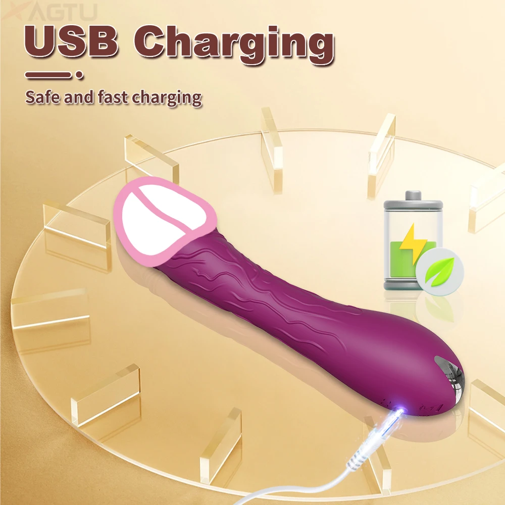 Rabbit Vibrator Mit Teleskop-stoßfunktion Für Damen_voghion.com