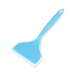 Premium Silicone Wide Mouth Non-Stick Cooking Spatula (1Pc Blue)
