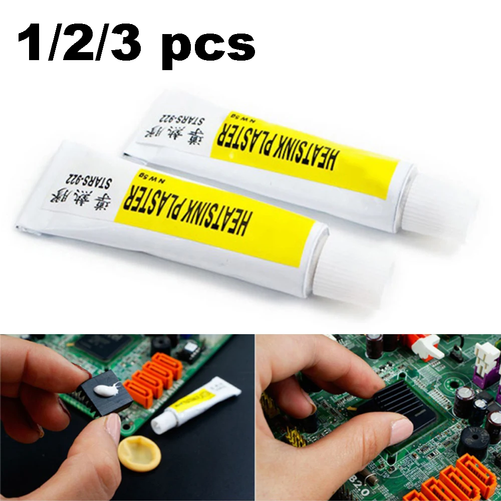 5g Thermal Conductive Heatsink Glue Viscous Adhesive Glue Compound Glue Heatsink Plas For Circuit Board Chip VGA RAM LED IC TSLM