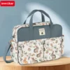 Mommy Diaper Bag For Babies LargeCapacity Organizer Waterproof Wide Opening Travel Messenger Crossbody Bag Mummy Baby Nappy Bag 6
