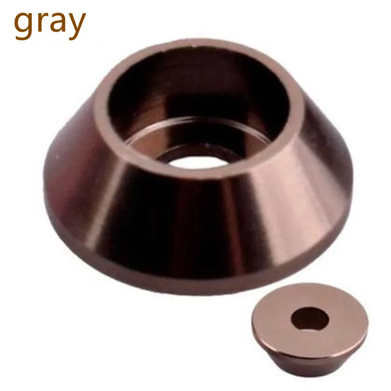 10-50 Stück Konische Aluminium-Unterlegscheiben M2 M2.5 M3 M4 M5 M6 M8 Bunte Aluminiumlegierung Kopfdichtungsunterlegscheiben für RC-Teile – Detail 10