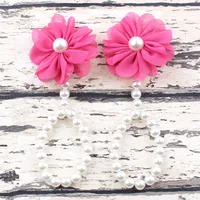 Baby Shoe Pearl Shoes For Kids Jewelry Flowers Foot Chain Infant Colorful Foot Sandals Toddler Accessories Photo Props 2