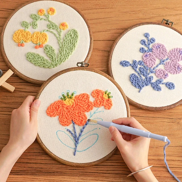 3-12 inch Wooden Bamboo Embroidery Frame Oval Embroidery Hoop Ring Cross  Stitch Machine DIY Needlecraft Household Sewing Tool - AliExpress