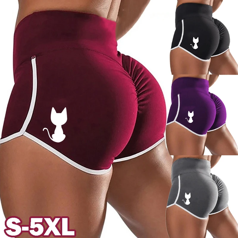 Summer Sport Shorts Women Elasticated Seamless Fitness Leggings Push Up Gym Yoga Run Training Tights Pants Sexy Short S-5XL 2pcs seamless yoga set gym clothing sport set women fitness sport suit workout crop top push up short leggings women tracksuit