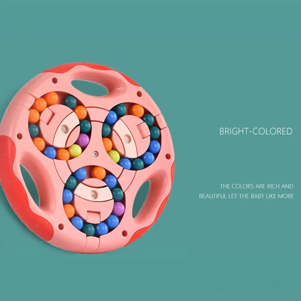 

Детская игрушка-кубик, развивающая игрушка-кубик с двусторонними вращающимися пальцами