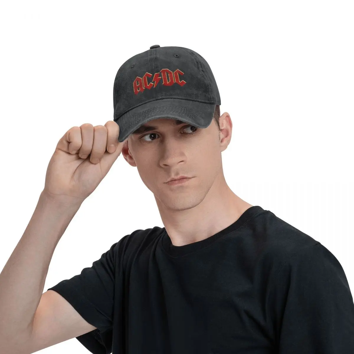AC Heavy Metal Rock Music Band Baseball Cap DC Vintage Women Men Trucker Hat Sunscreen Tennis Skate Baseball Caps Gift 6
