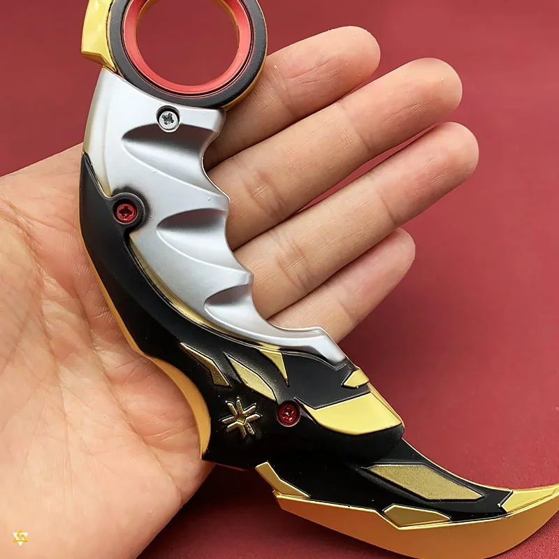 Valorant Championships Karambit Metal Model EP5 Prime Vandal Claw Knife Alloy Craft Model Game Jett Kunai Collectible Toys Knife 3