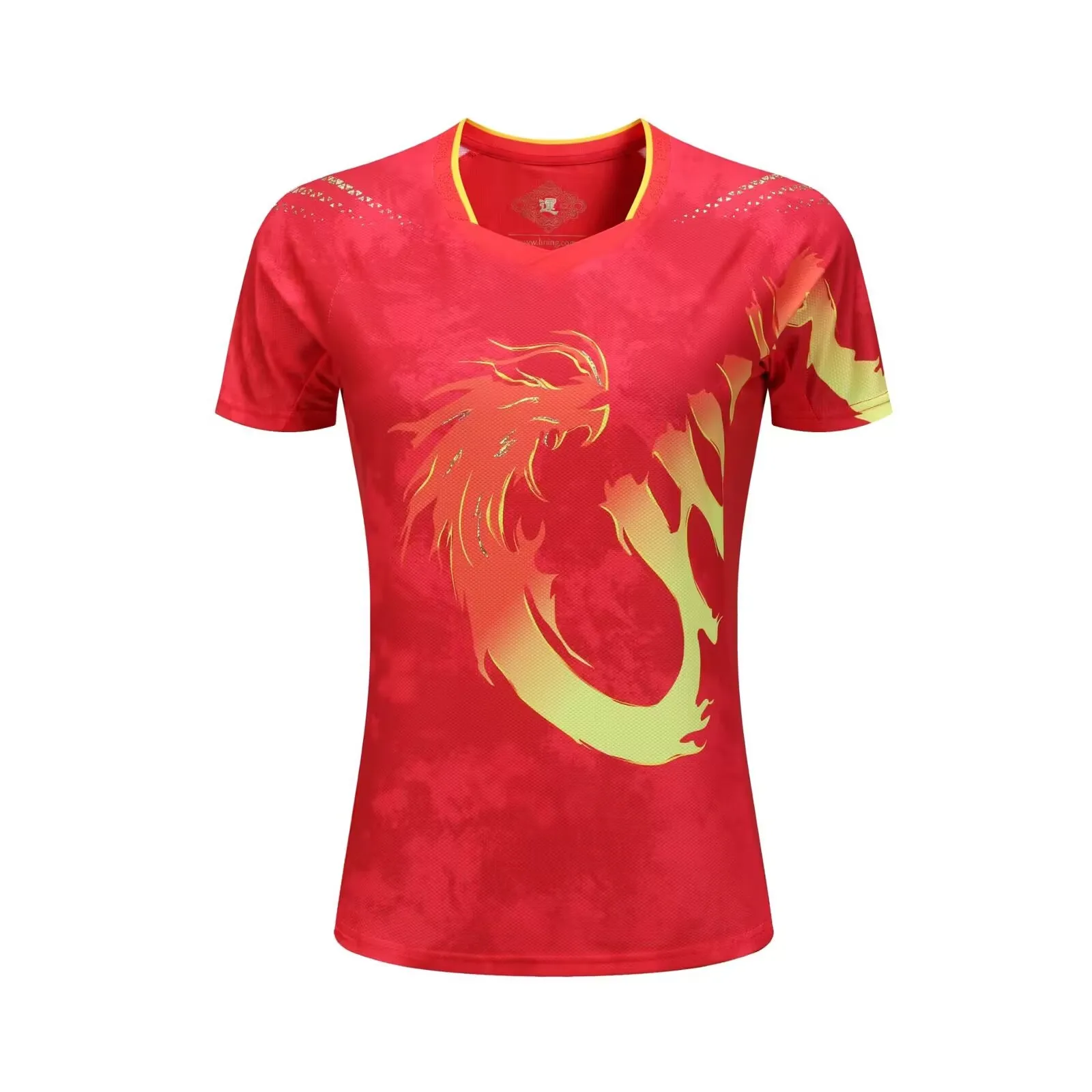 Text CHINA Dragon uniform Championship Table Tennis shirts shorts suits for Men Women Children pingpong sports set