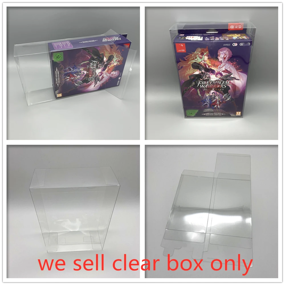 Pet Box Protector For Fire Emblem Warriors: Three Hope Scatole Di Raccolta Trasparenti Per Ns Switch Game Shell Clear Display Case