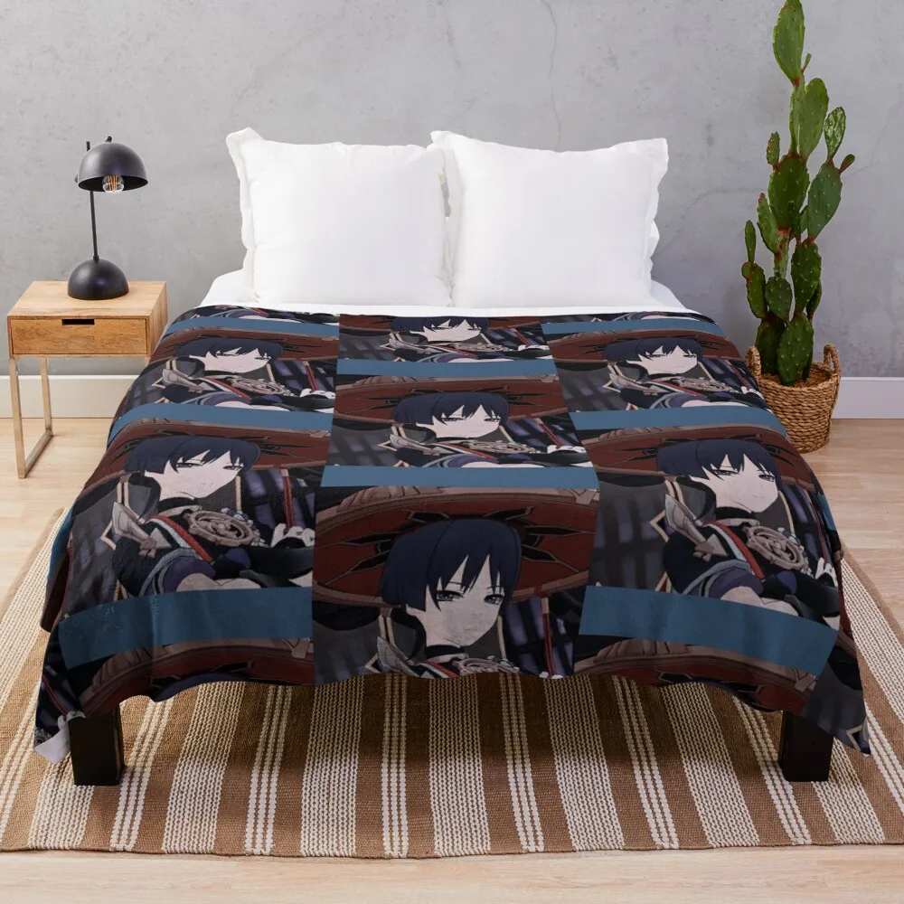 

Genshin Impact Scaramouche Throw Blanket for babies Hair Blankets