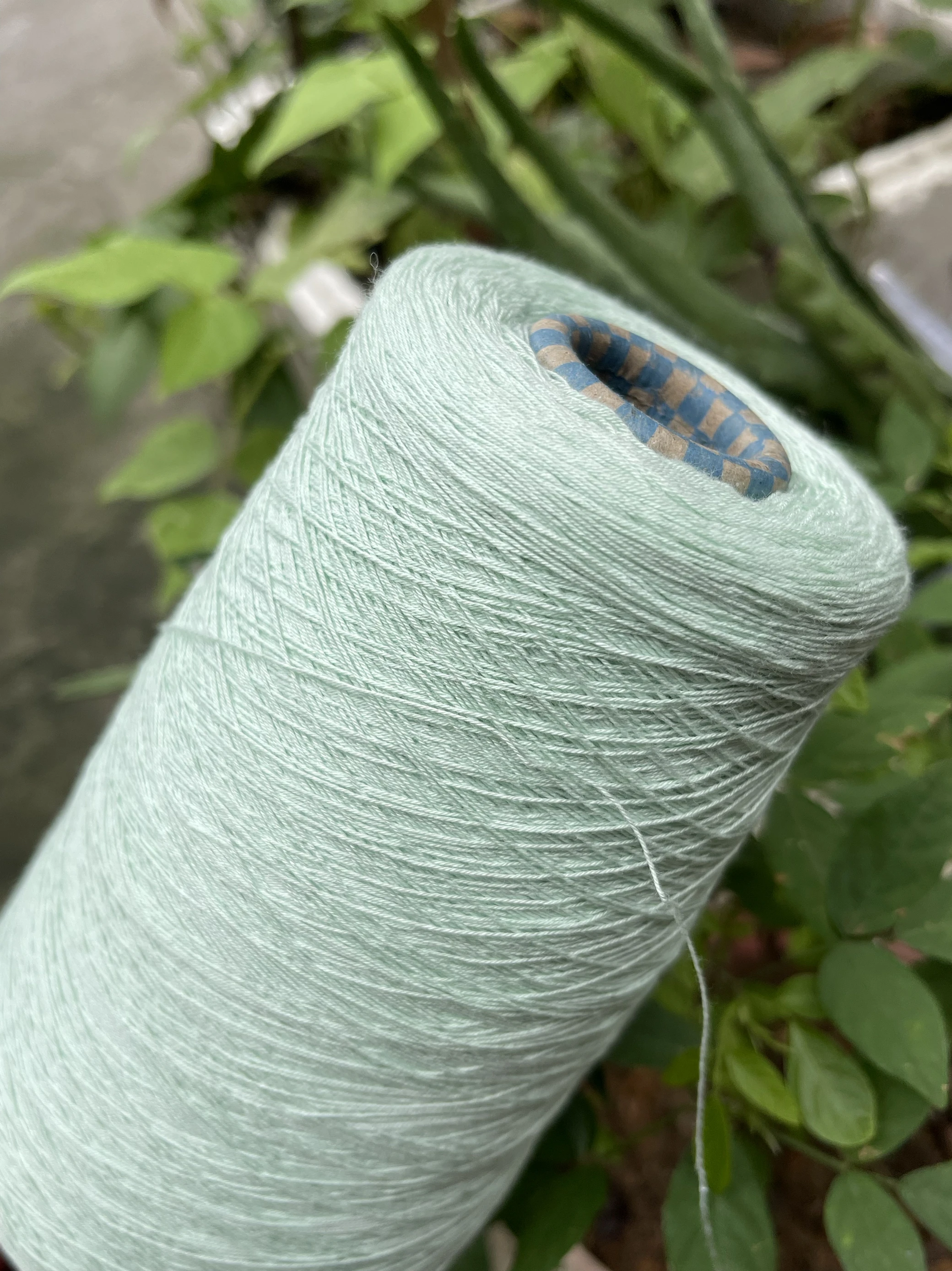 Pure Cotton No.8 Lace Yarn Hand Knitted Summer Sweater Tead Not Tangled High Twist Lace Tead f Pound Tagged 00% Cotton